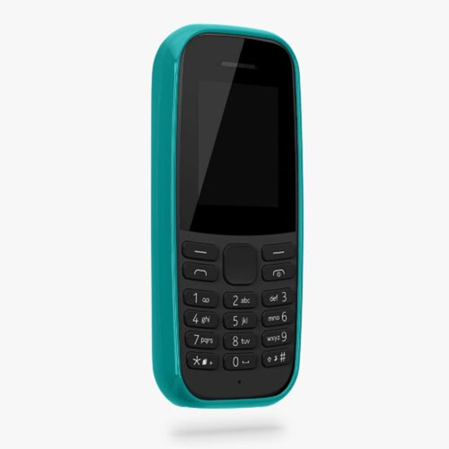 Husa Kwmobile pentru Nokia 105 (2019), Silicon, Verde, 53673.57 fotografia produsului View 3 L