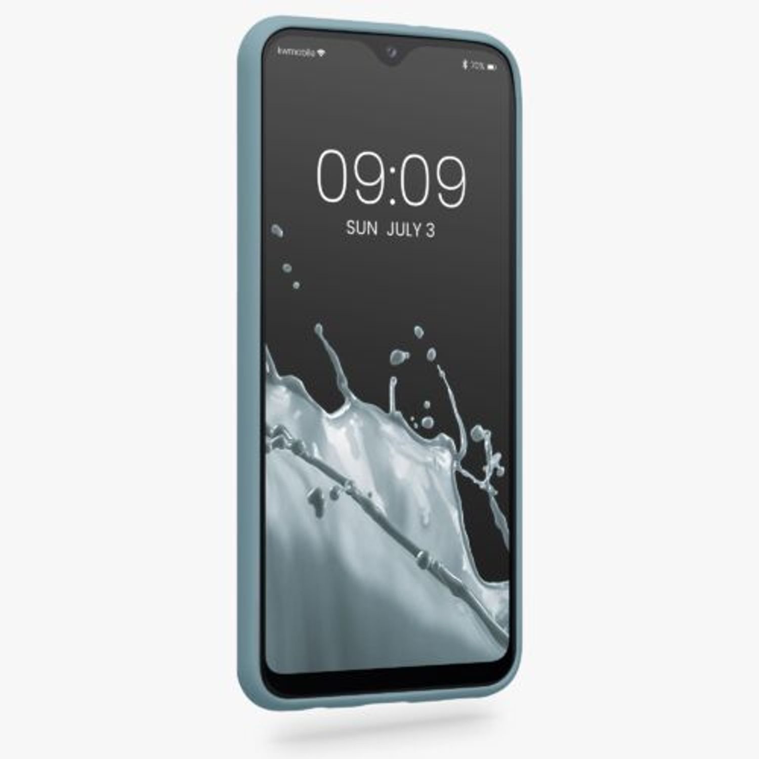 Husa Kwmobile pentru Samsung Galaxy A20e, Silicon, Verde, 48738.207 fotografia produsului View 2 L