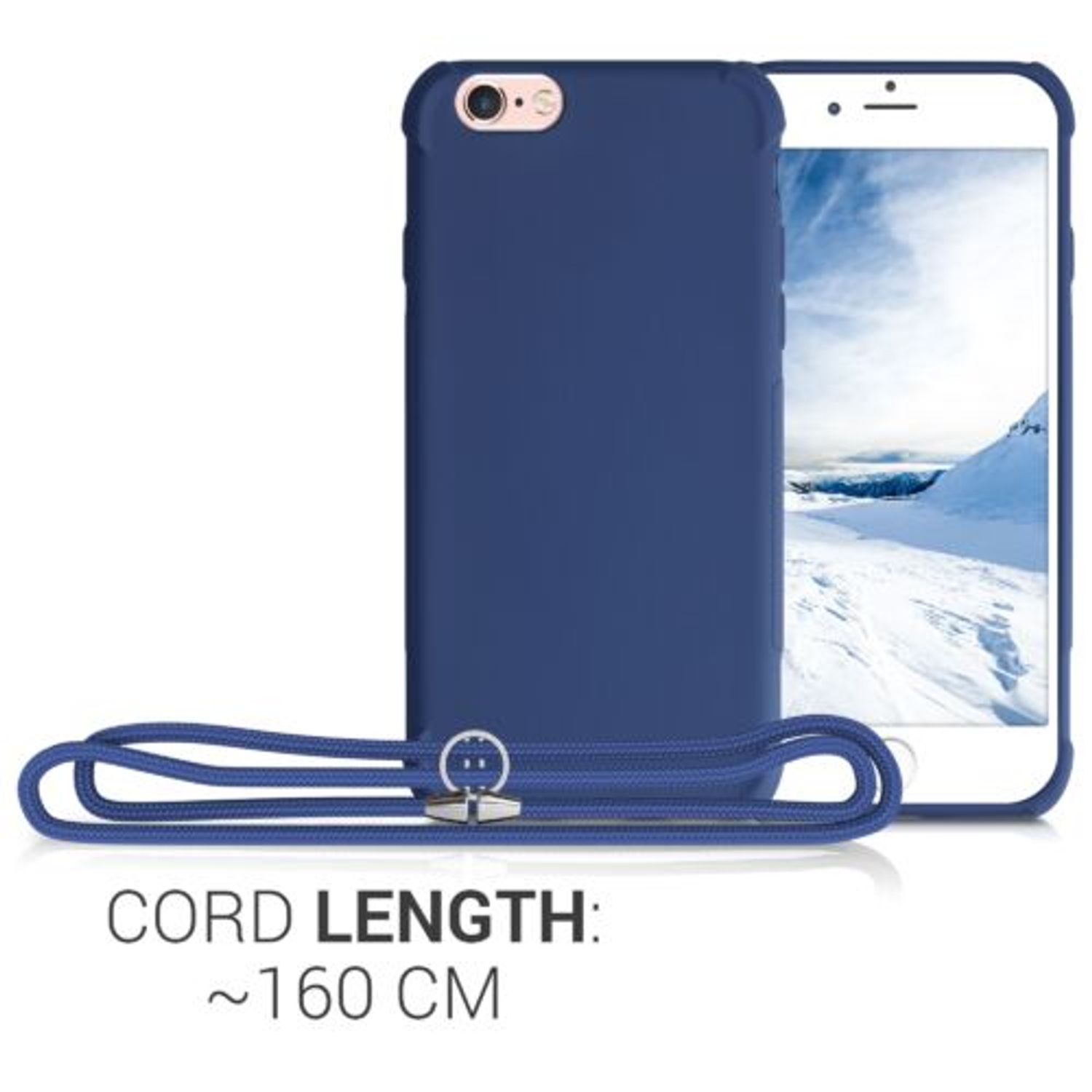 Husa pentru Apple iPhone 6/iPhone 6s, Silicon, Albastru, 49918.17 fotografia produsului View 4 L