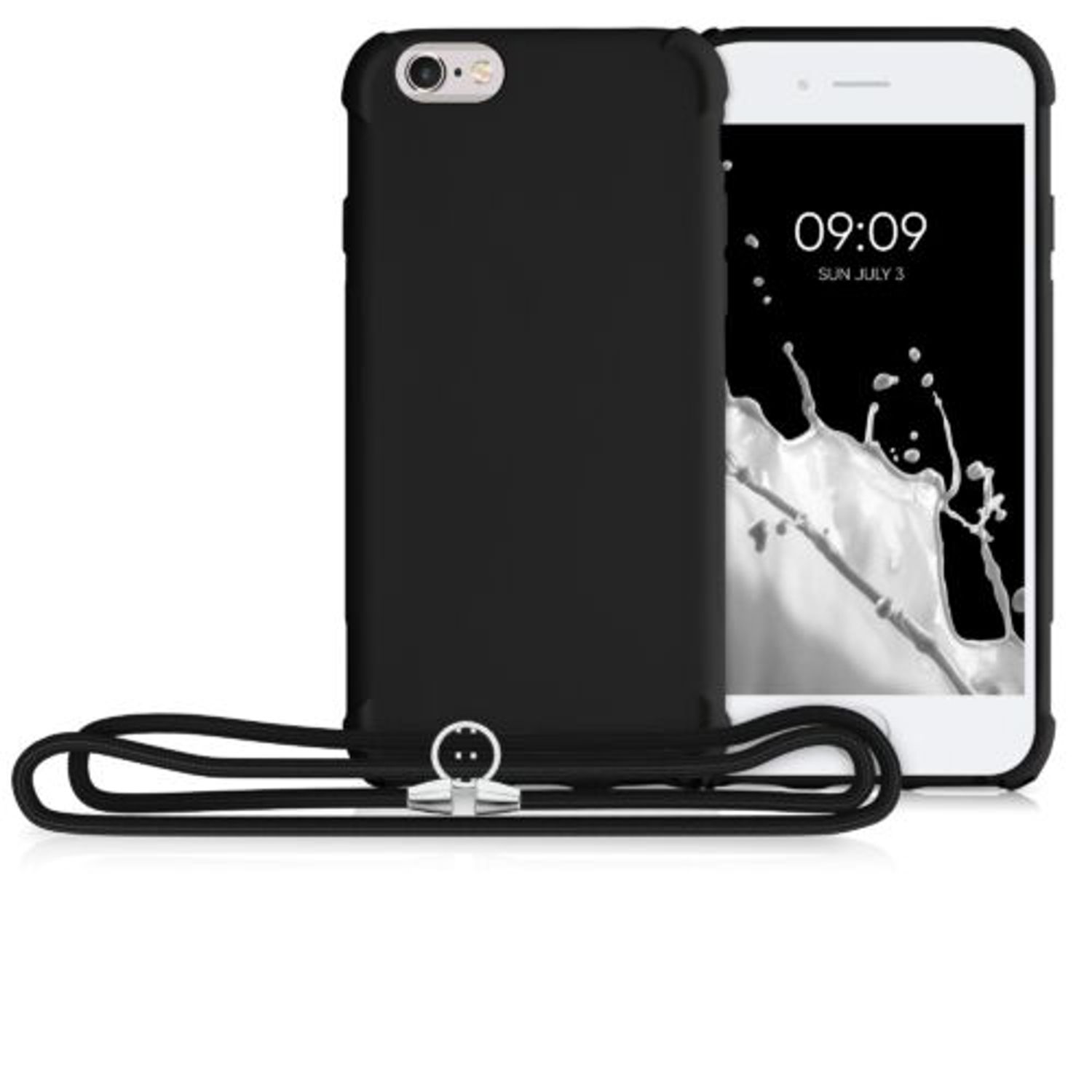 Husa pentru iPhone 6/iPhone 6s, Silicon, Negru, 49918.01 fotografia produsului View 8 L