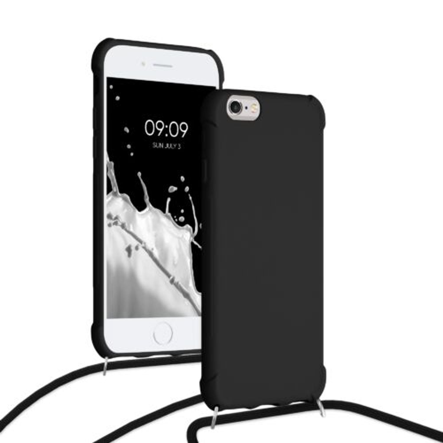 Husa pentru iPhone 6/iPhone 6s, Silicon, Negru, 49918.01 fotografia produsului View 5 L