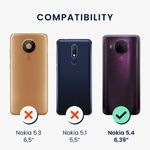 Husa Kwmobile pentru Nokia 5.4, Silicon, Mov, 54109.108 fotografia produsului View 4 S