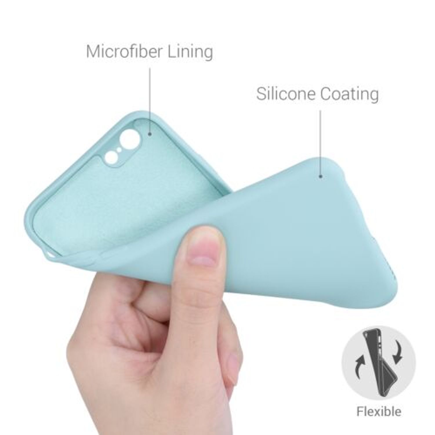 Husa pentru Apple iPhone 6/iPhone 6s, Silicon, Albastru, 49980.71 fotografia produsului View 4 L