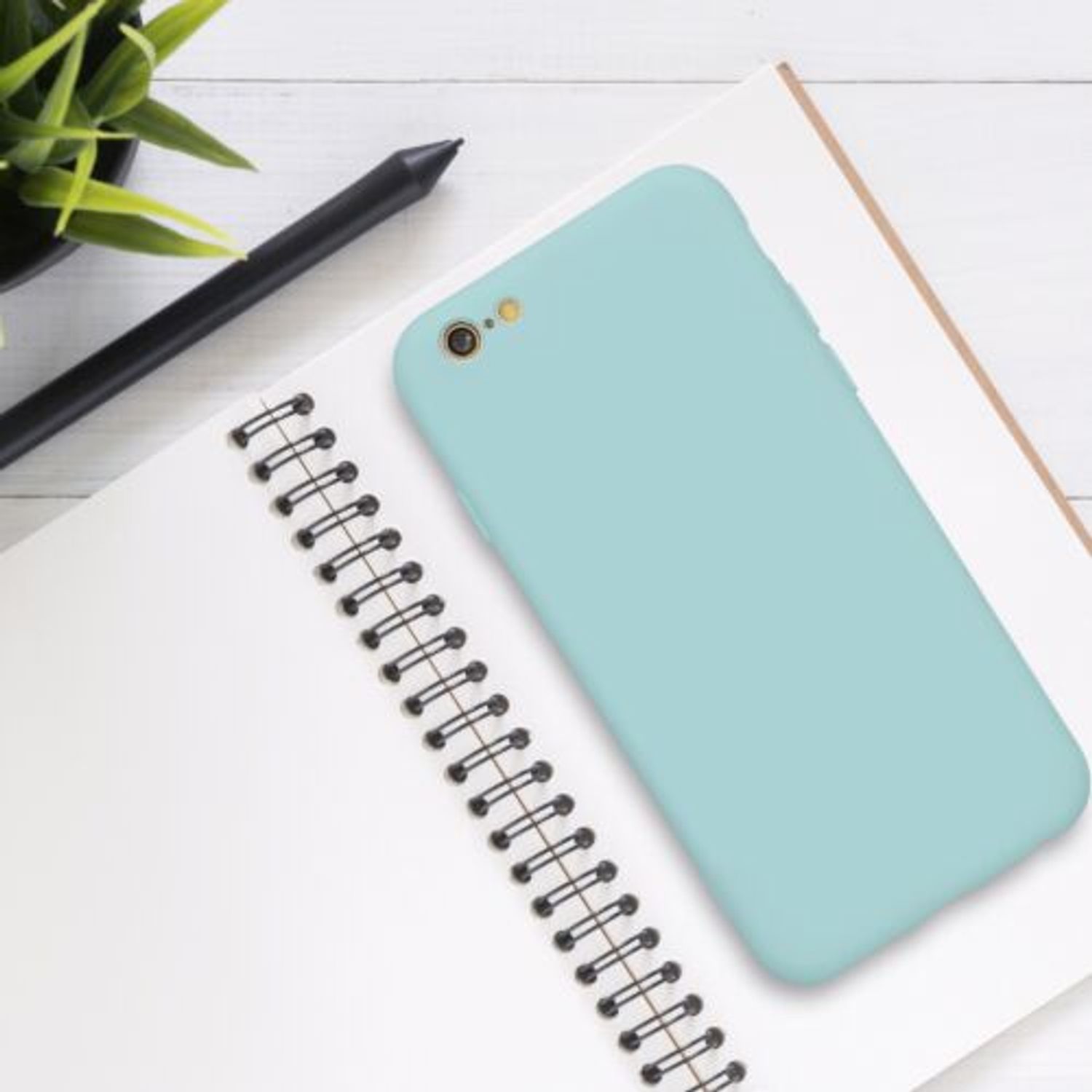 Husa pentru Apple iPhone 6/iPhone 6s, Silicon, Albastru, 49980.71 fotografia produsului View 3 L