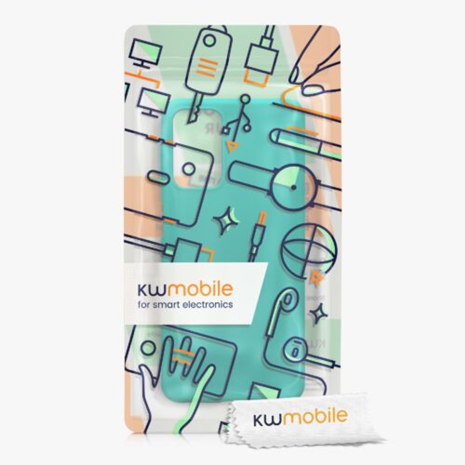 Husa Kwmobile pentru Samsung Galaxy A32 5G, Silicon, Verde, 54328.62 fotografia produsului View 5 L