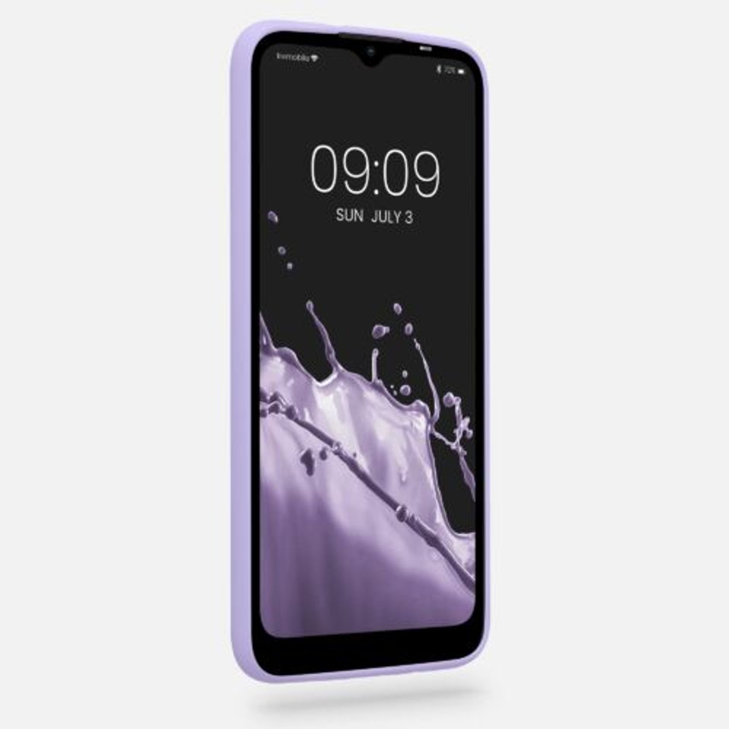 Husa Kwmobile pentru Nokia C20/C10, Silicon, Mov, 54848.108 fotografia produsului View 4 L