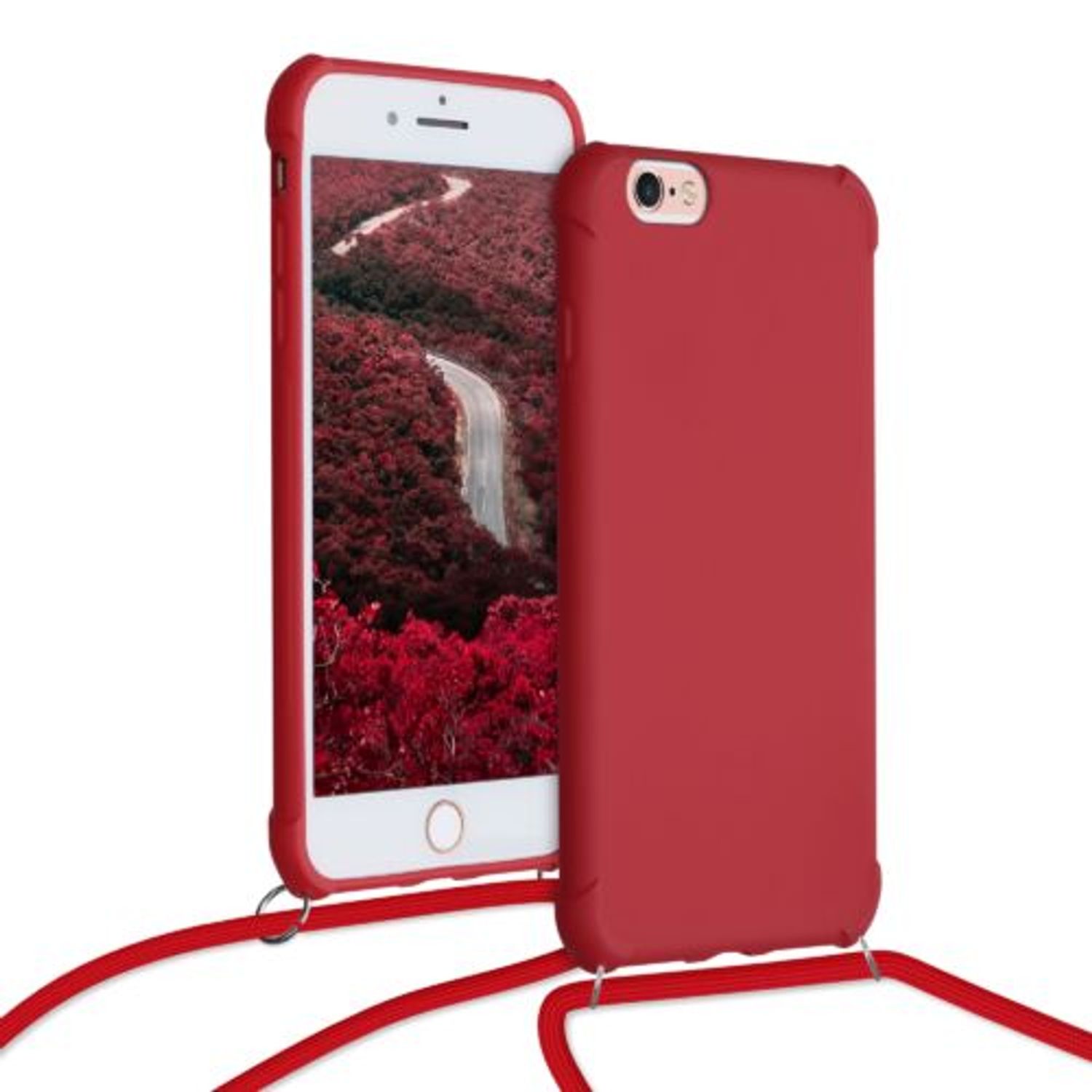 Husa pentru Apple iPhone 6/iPhone 6s, Silicon, Rosu, 49918.09 fotografia produsului View 8 L