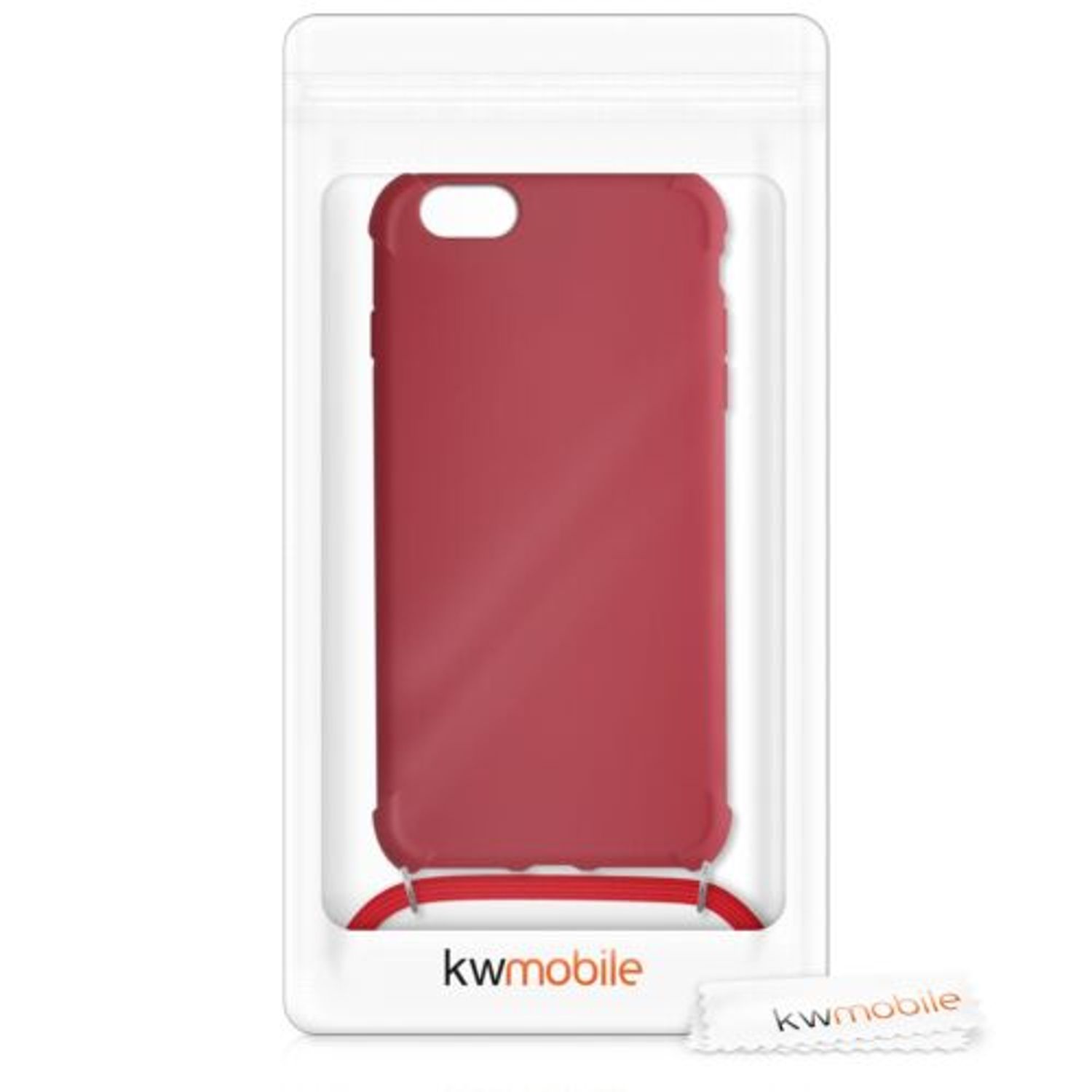 Husa pentru Apple iPhone 6/iPhone 6s, Silicon, Rosu, 49918.09 fotografia produsului View 3 L