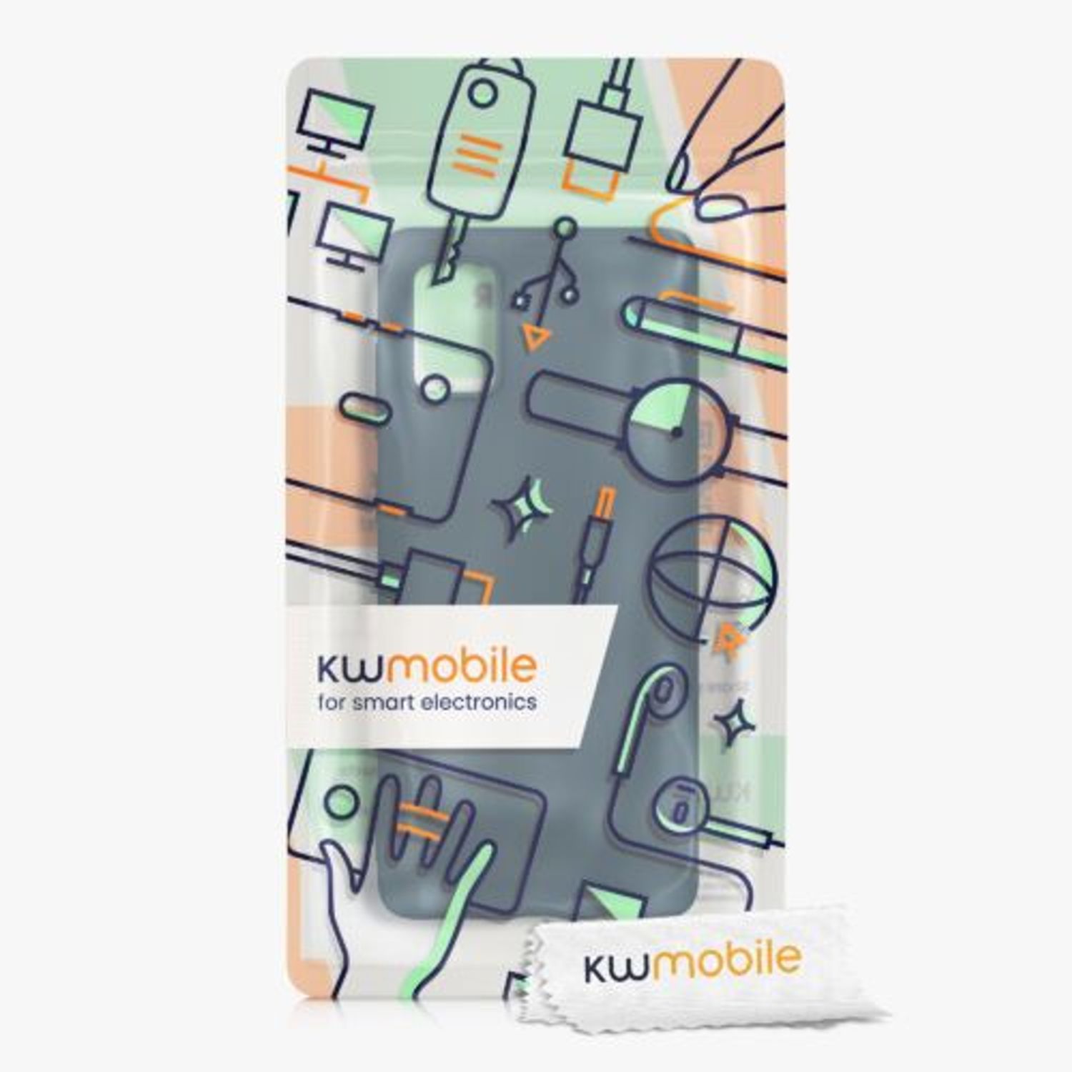 Husa Kwmobile pentru Samsung Galaxy A71, Silicon, Verde, 51208.186 fotografia produsului View 7 L