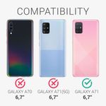 Husa Kwmobile pentru Samsung Galaxy A71, Silicon, Verde, 51208.186 fotografia produsului View 5 S