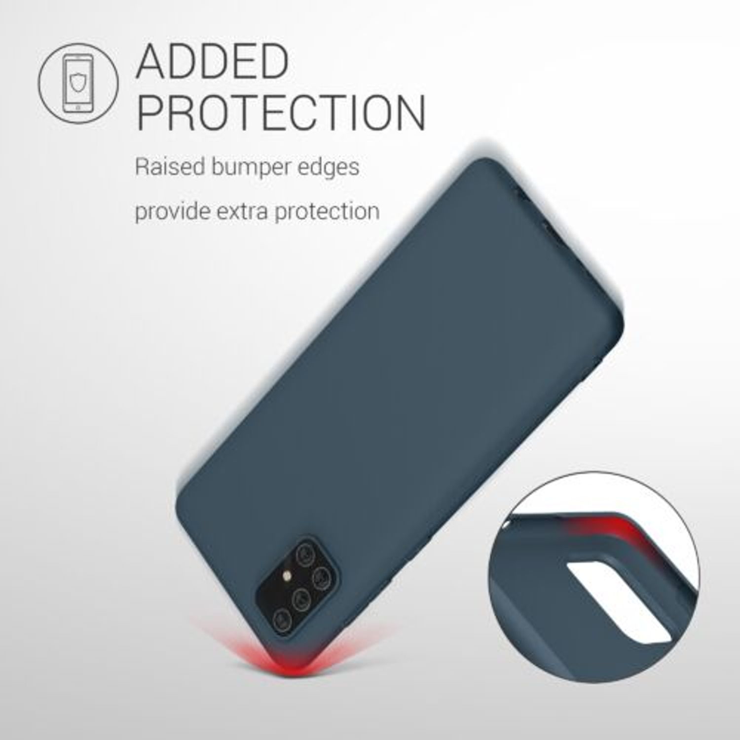 Husa Kwmobile pentru Samsung Galaxy A71, Silicon, Verde, 51208.186 fotografia produsului View 6 L