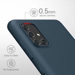 Husa Kwmobile pentru Samsung Galaxy A71, Silicon, Verde, 51208.186 fotografia produsului View 3 S