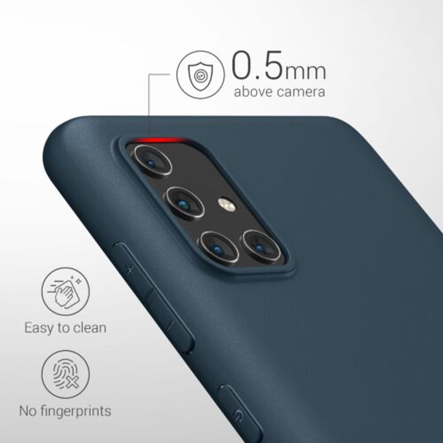 Husa Kwmobile pentru Samsung Galaxy A71, Silicon, Verde, 51208.186 fotografia produsului View 3 L