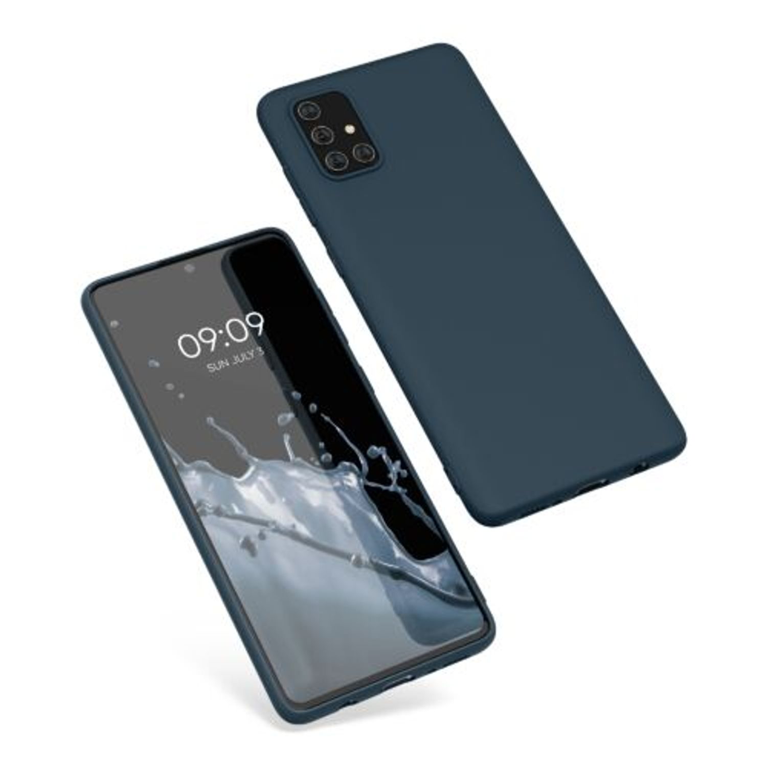 Husa Kwmobile pentru Samsung Galaxy A71, Silicon, Verde, 51208.186 fotografia produsului