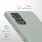 Husa Kwmobile pentru Samsung Galaxy A51, Silicon, Verde, 51196.172 fotografia produsului View 3 S