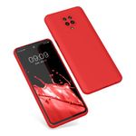 Husa Kwmobile pentru Xiaomi Redmi Note 9S/Redmi Note 9 Pro/Redmi Note 9 Pro Max, Silicon, Rosu, 56562.09 fotografia produsului