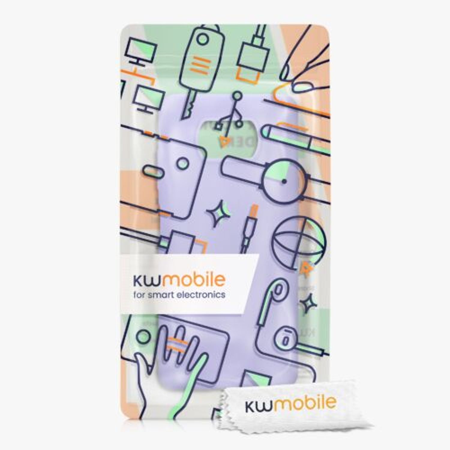Husa Kwmobile pentru Xiaomi Poco X3 NFC/Poco X3 Pro, Silicon, Mov, 53482.139 fotografia produsului View 5 L