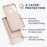 Husa Kwmobile pentru Xiaomi Redmi Note 8, Silicon, Crem, 50186.10 fotografia produsului View 2 S