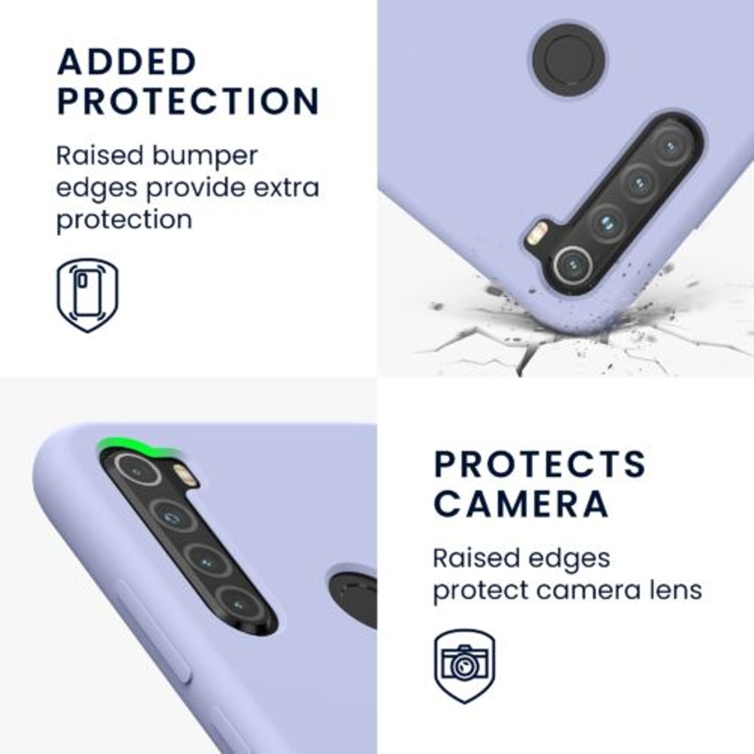 Husa Kwmobile pentru Xiaomi Redmi Note 8, Silicon, Albastru, 50186.139 fotografia produsului View 3 L
