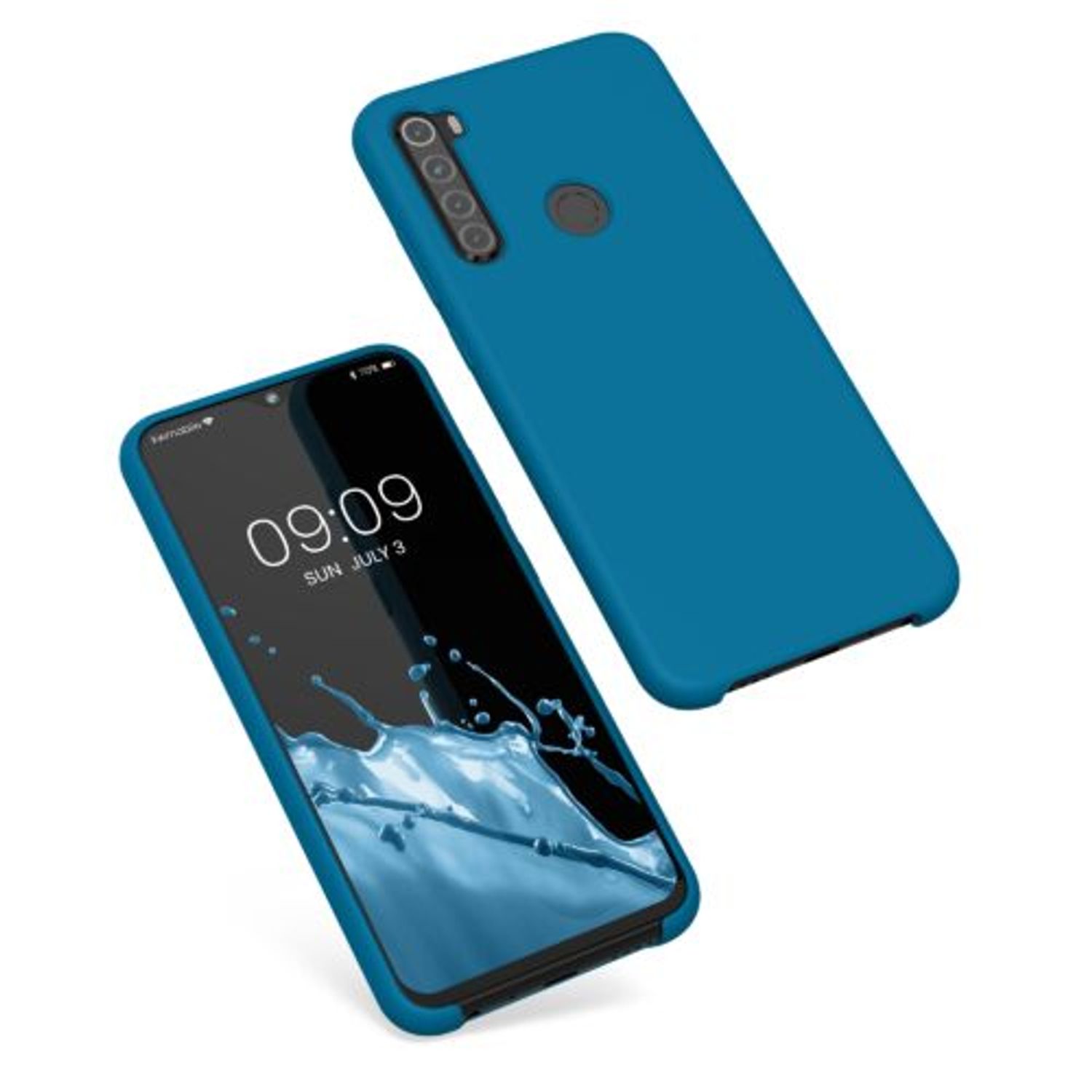 Husa Kwmobile pentru Xiaomi Redmi Note 8, Silicon, Albastru, 50186.224 fotografia produsului