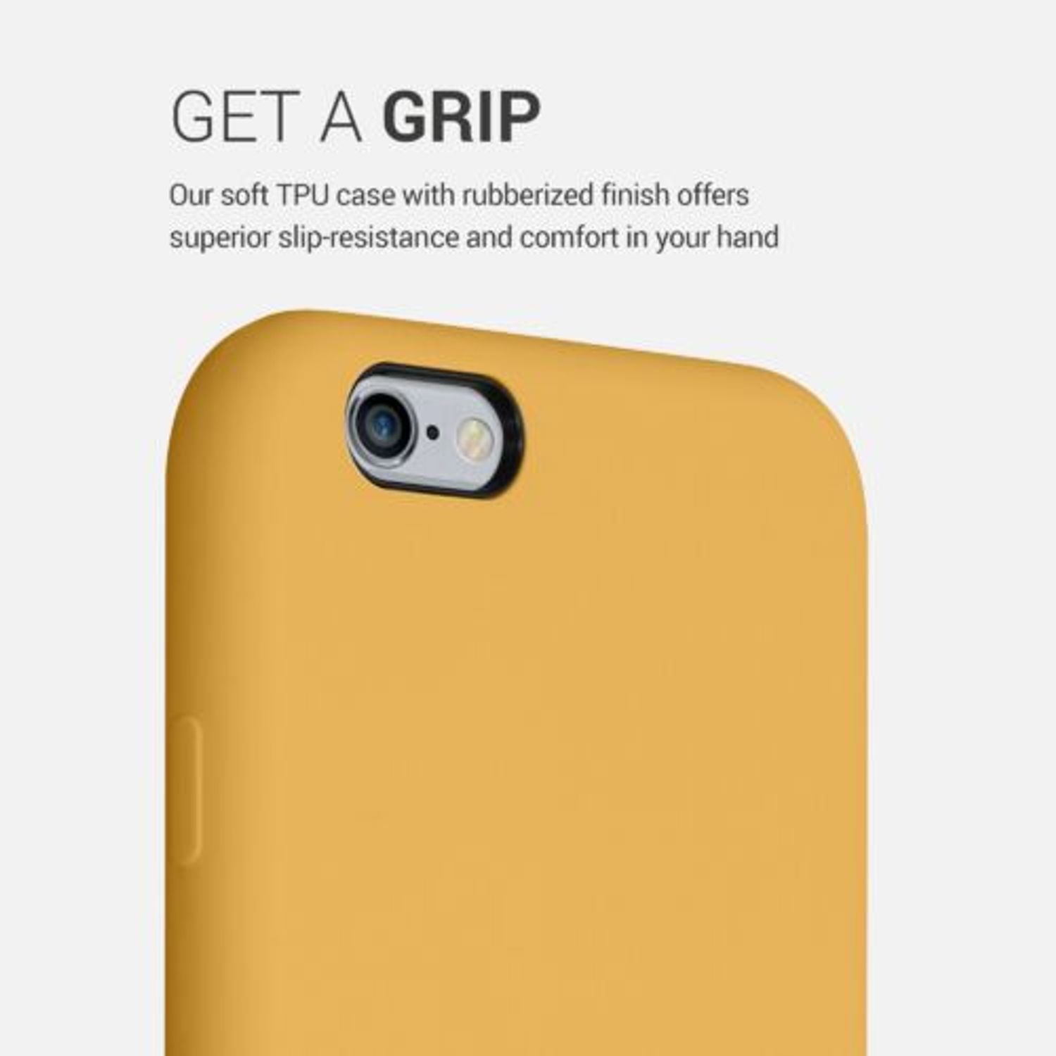 Husa pentru Apple iPhone 6/iPhone 6s, Silicon, Galben, 40223.217 fotografia produsului View 4 L