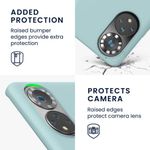 Husa Kwmobile pentru Honor 50, Silicon, Verde, 55481.50 fotografia produsului View 3 S