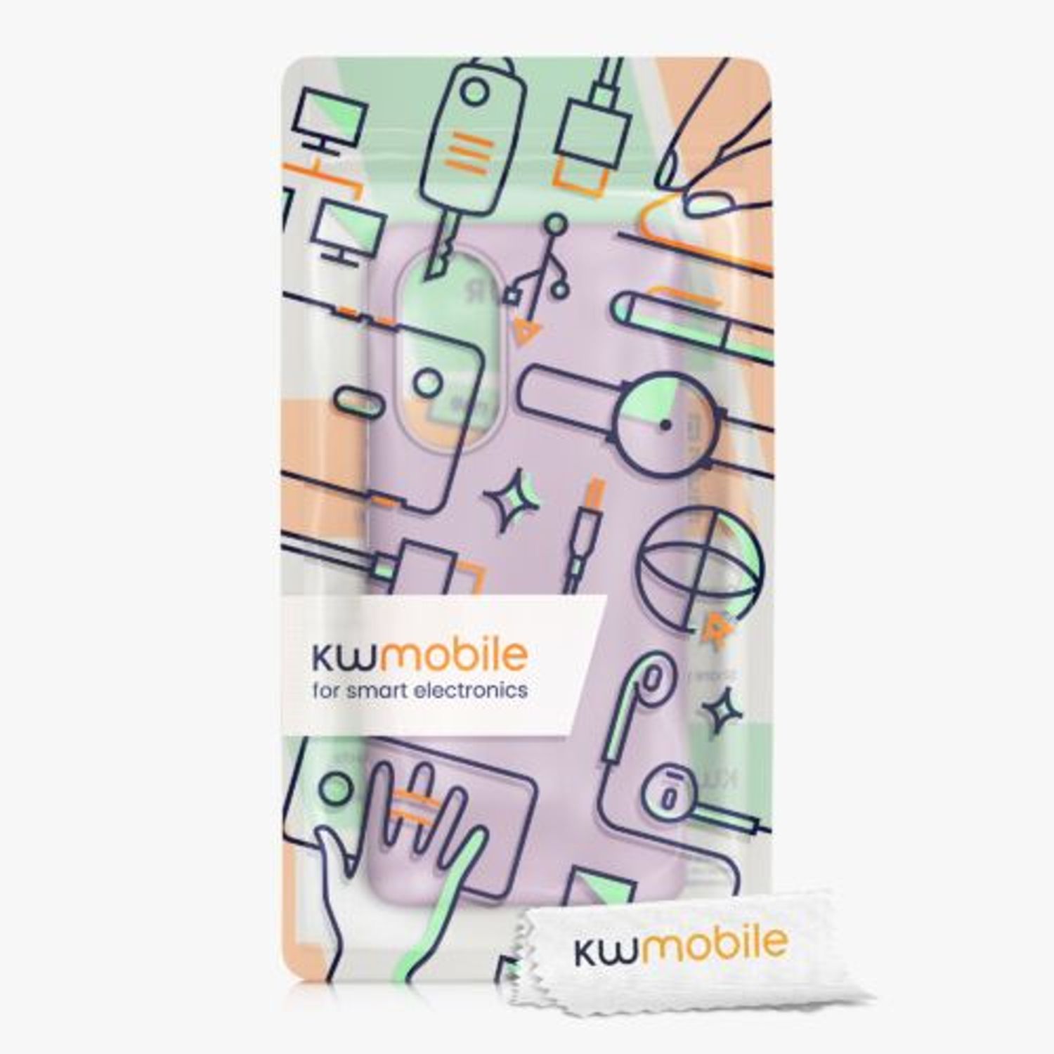 Husa Kwmobile pentru Honor 50, Silicon, Roz, 55409.52 fotografia produsului View 7 L