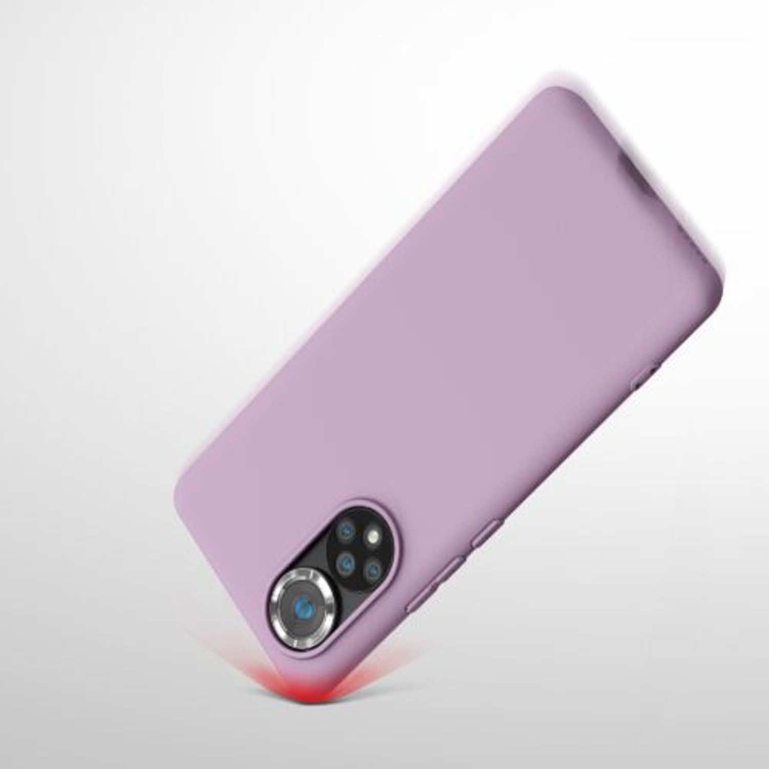 Husa Kwmobile pentru Honor 50, Silicon, Roz, 55409.52 fotografia produsului View 9 L