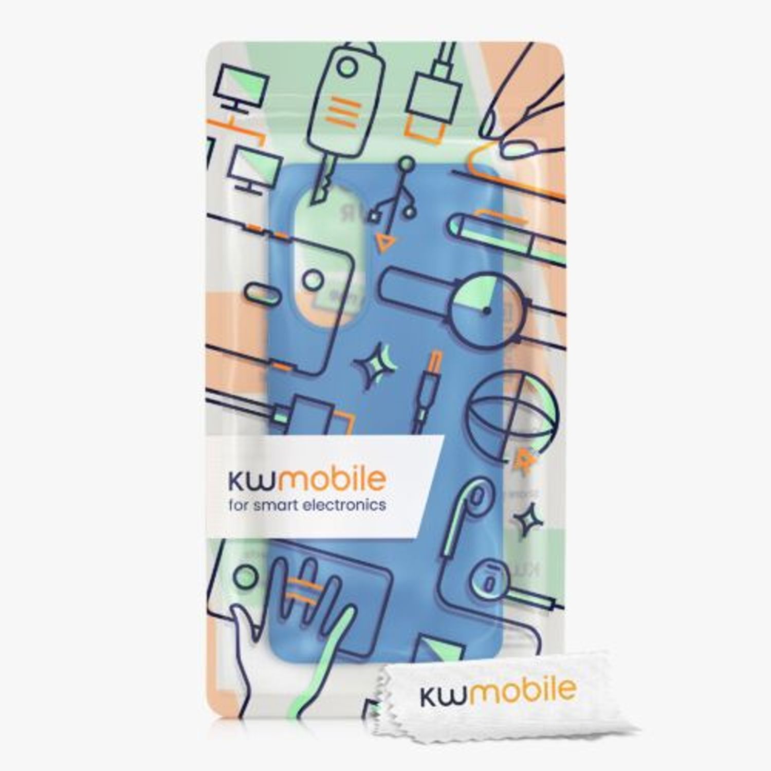 Husa Kwmobile pentru Honor 50, Silicon, Albastru, 55409.228 fotografia produsului View 7 L