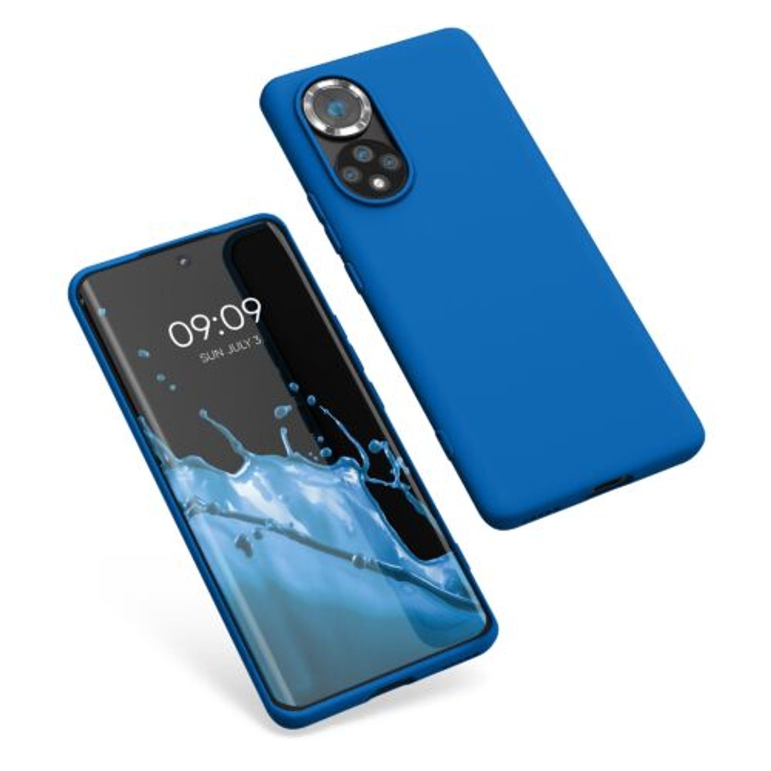 Husa Kwmobile pentru Honor 50, Silicon, Albastru, 55409.228 fotografia produsului
