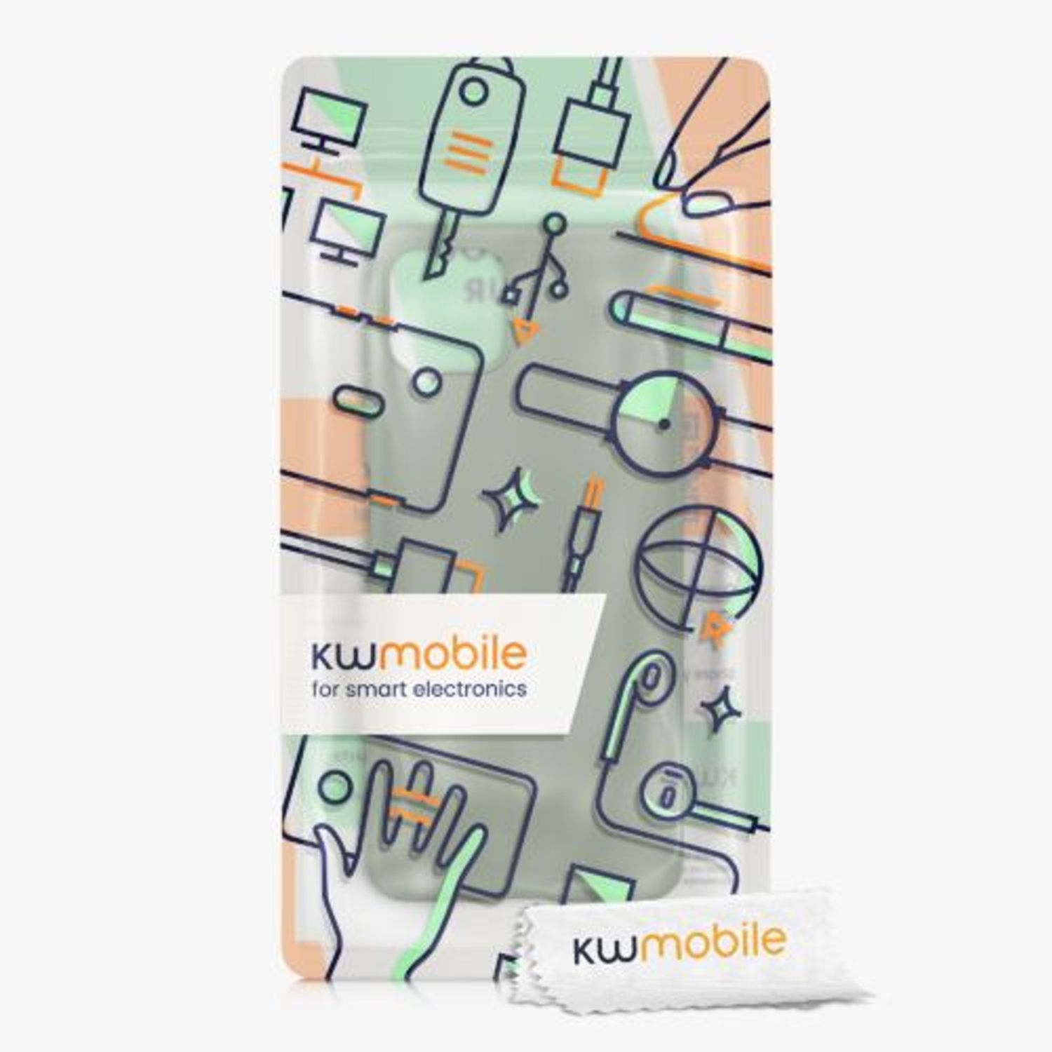 Husa Kwmobile pentru Samsung Galaxy A22, Silicon, Verde, 55493.172 fotografia produsului View 6 L