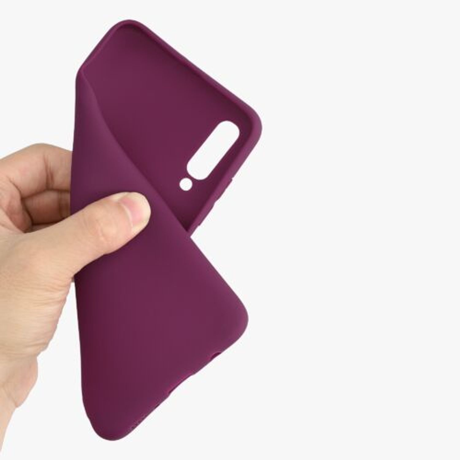 Husa Kwmobile pentru Samsung Galaxy A70, Silicon, Violet, 48427.187 fotografia produsului View 6 L