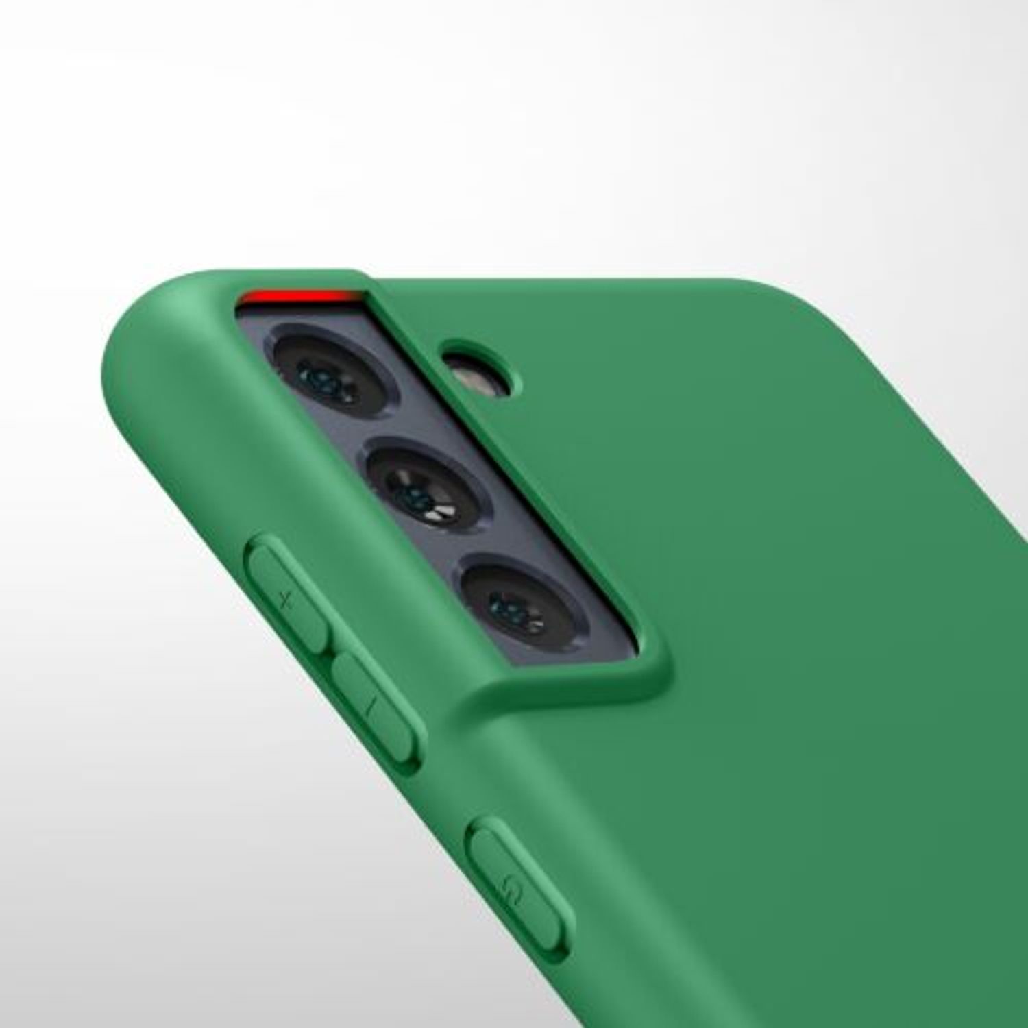 Husa Kwmobile pentru Samsung Galaxy S21 FE, Silicon, Verde, 55484.227 fotografia produsului View 9 L