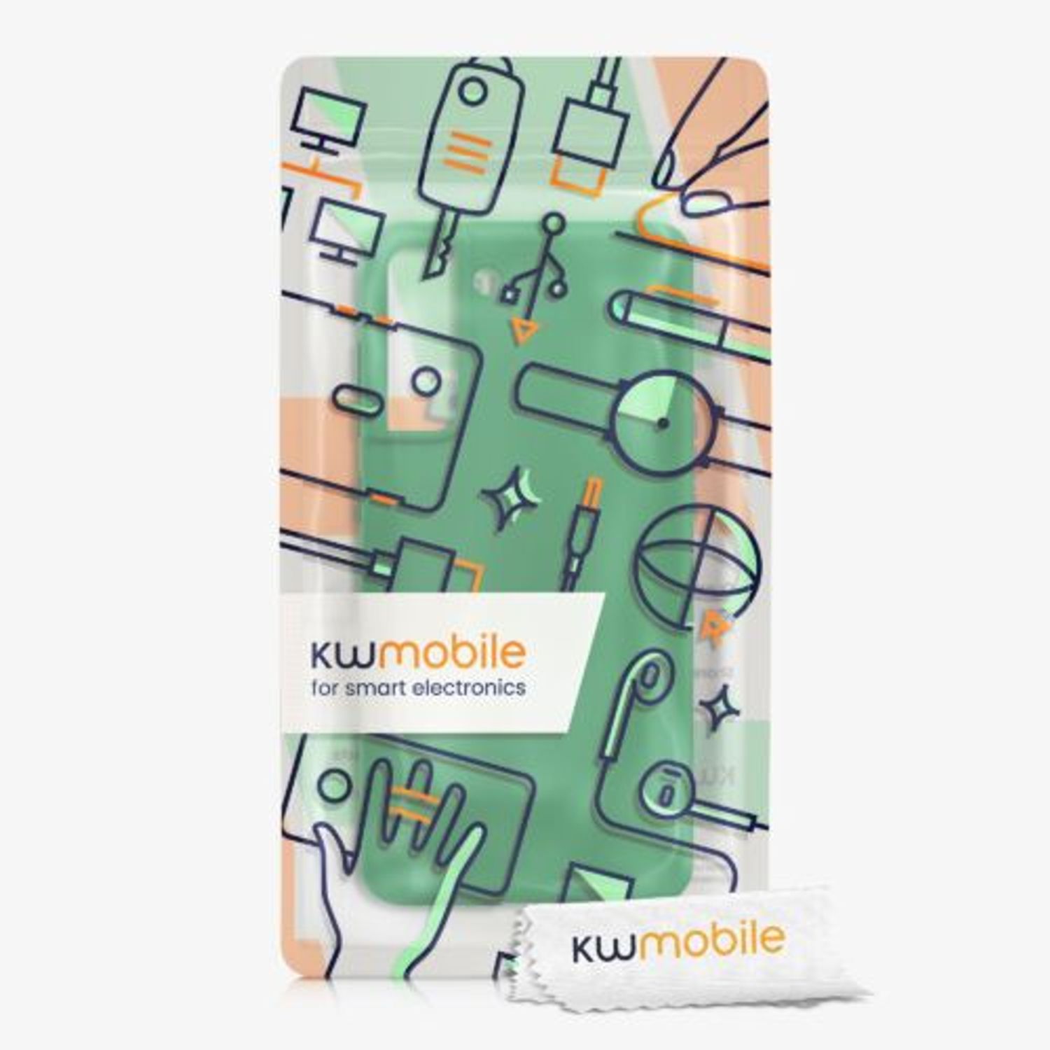 Husa Kwmobile pentru Samsung Galaxy S21 FE, Silicon, Verde, 55484.227 fotografia produsului View 8 L