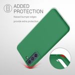 Husa Kwmobile pentru Samsung Galaxy S21 FE, Silicon, Verde, 55484.227 fotografia produsului View 6 S