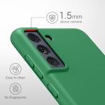 Husa Kwmobile pentru Samsung Galaxy S21 FE, Silicon, Verde, 55484.227 fotografia produsului View 3 S