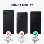 Husa Kwmobile pentru Samsung Galaxy Xcover 5, Silicon, Gri, 54536.155 fotografia produsului View 5 S