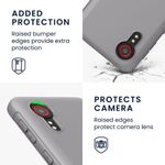 Husa Kwmobile pentru Samsung Galaxy Xcover 5, Silicon, Gri, 54536.155 fotografia produsului View 3 S