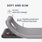 Husa Kwmobile pentru Samsung Galaxy Xcover 5, Silicon, Gri, 54536.155 fotografia produsului View 2 S
