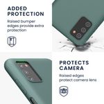 Husa Kwmobile pentru Samsung Galaxy A03s, Silicon, Verde, 56517.171 fotografia produsului View 3 S