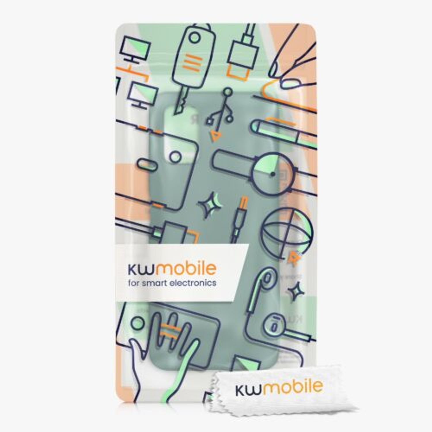 Husa Kwmobile pentru Samsung Galaxy A03s, Silicon, Verde, 56517.171 fotografia produsului View 5 L
