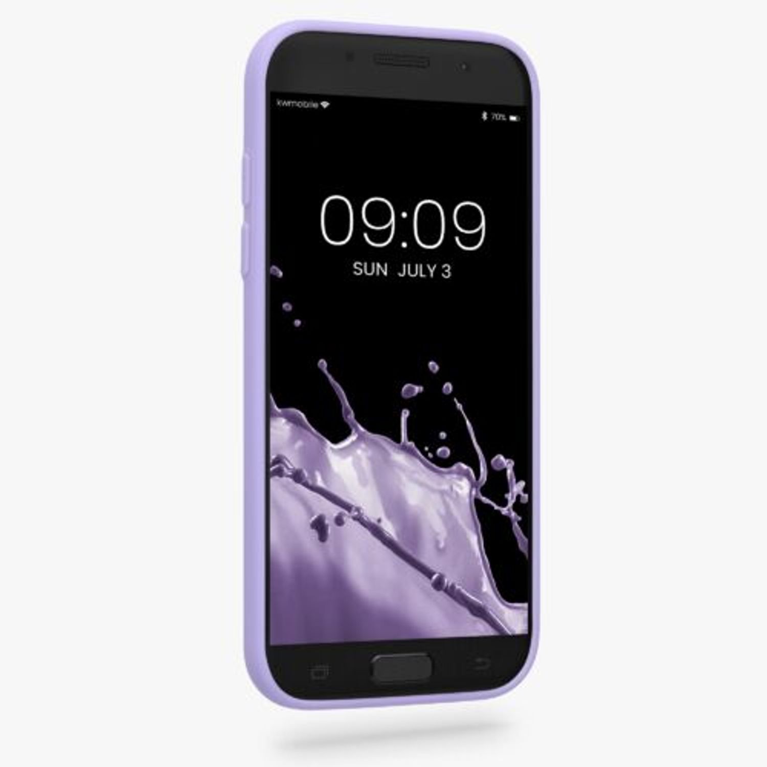Husa Kwmobile pentru Samsung Galaxy A5 (2017), Silicon, Mov, 40717.108 fotografia produsului View 2 L