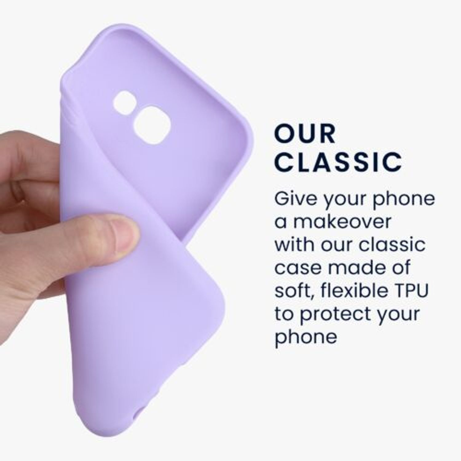 Husa Kwmobile pentru Samsung Galaxy A5 (2017), Silicon, Mov, 40717.108 fotografia produsului View 5 L