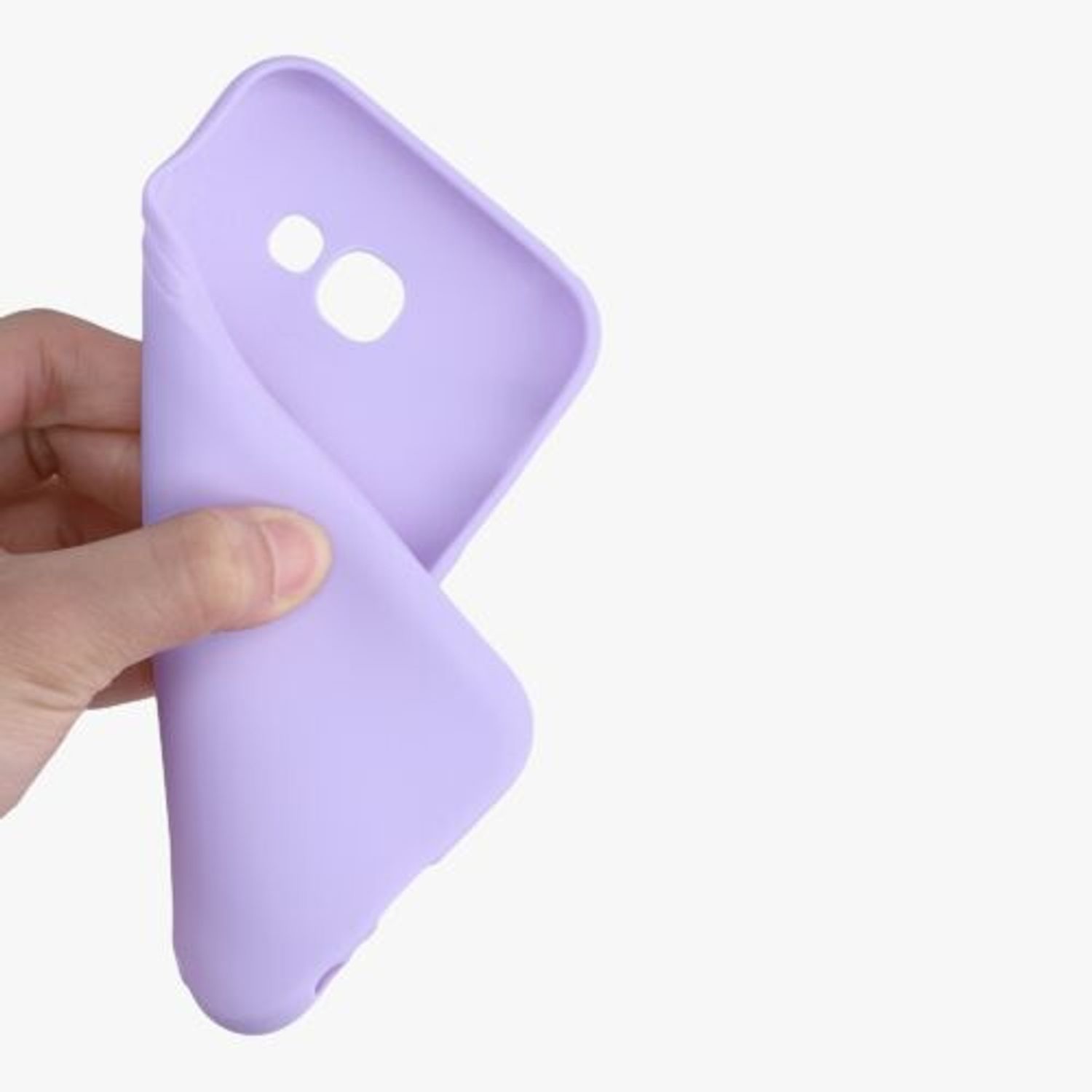 Husa Kwmobile pentru Samsung Galaxy A5 (2017), Silicon, Mov, 40717.108 fotografia produsului View 6 L