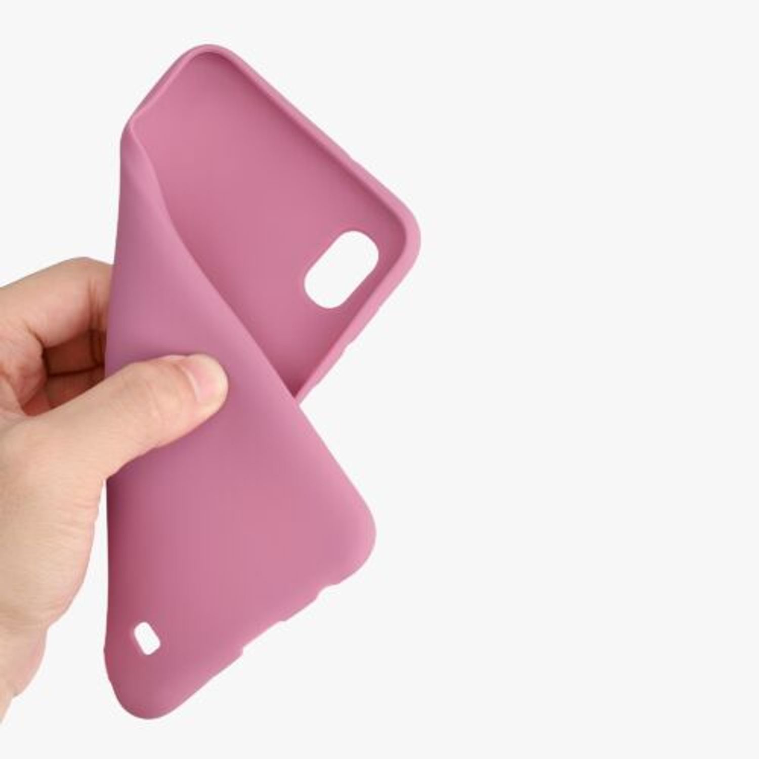 Husa Kwmobile pentru Samsung Galaxy A10, Silicon, Violet, 49814.167 fotografia produsului View 6 L