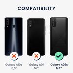 Husa Kwmobile pentru Samsung Galaxy A02s, Silicon, Verde, 54045.172 fotografia produsului View 4 S