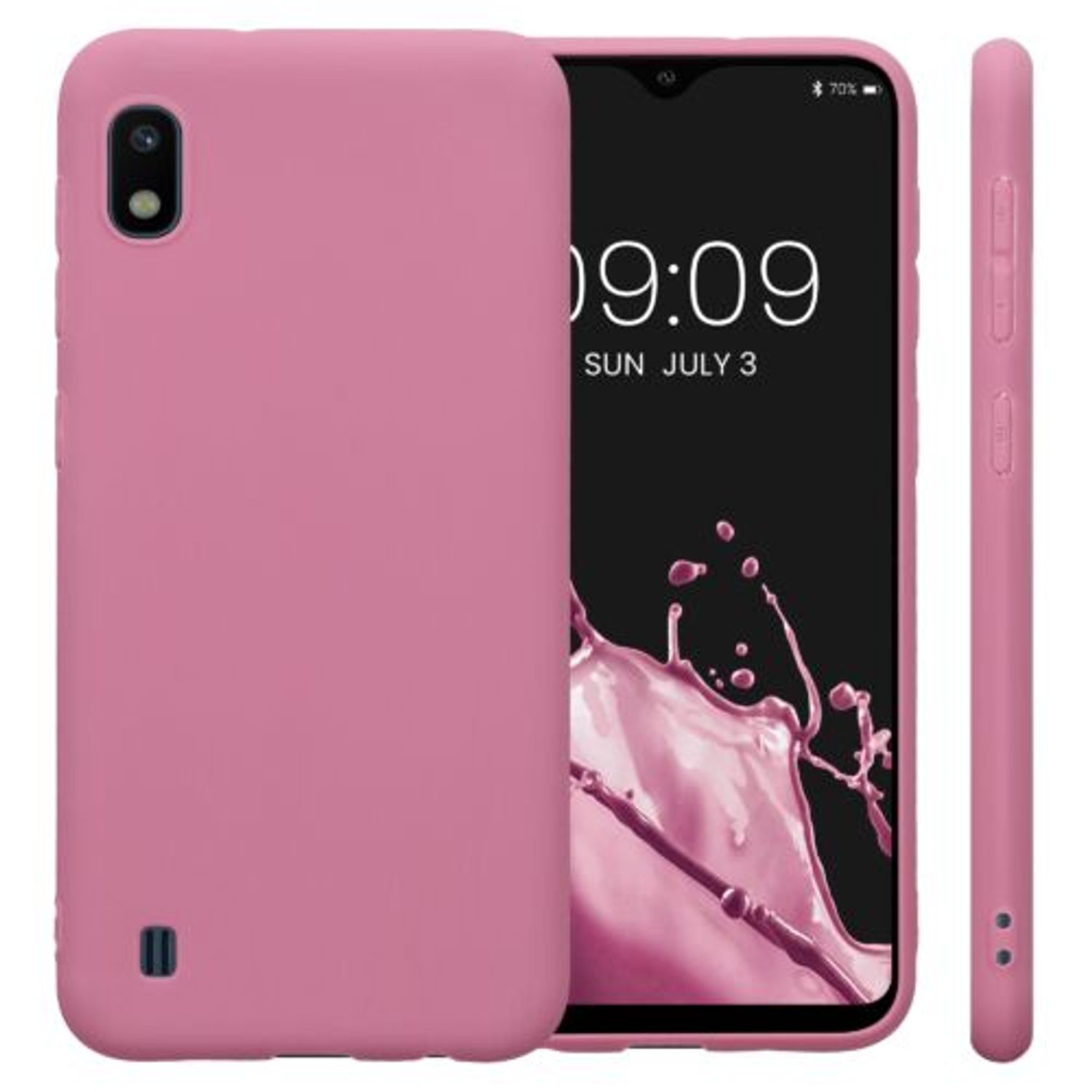 Husa Kwmobile pentru Samsung Galaxy A10, Silicon, Violet, 49814.167 fotografia produsului