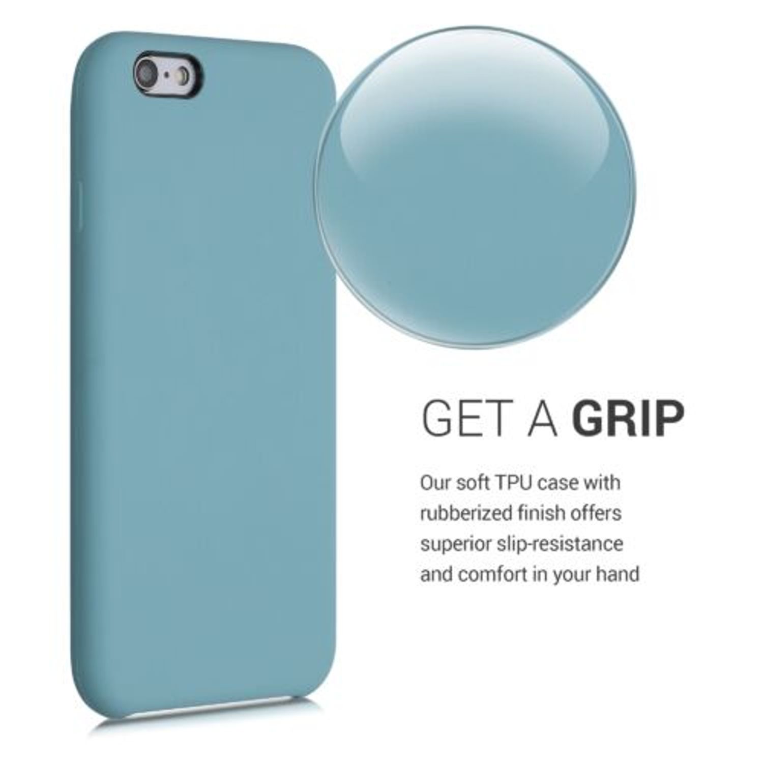 Husa pentru Apple iPhone 6/iPhone 6s, Silicon, Albastru, 40223.206 fotografia produsului View 4 L