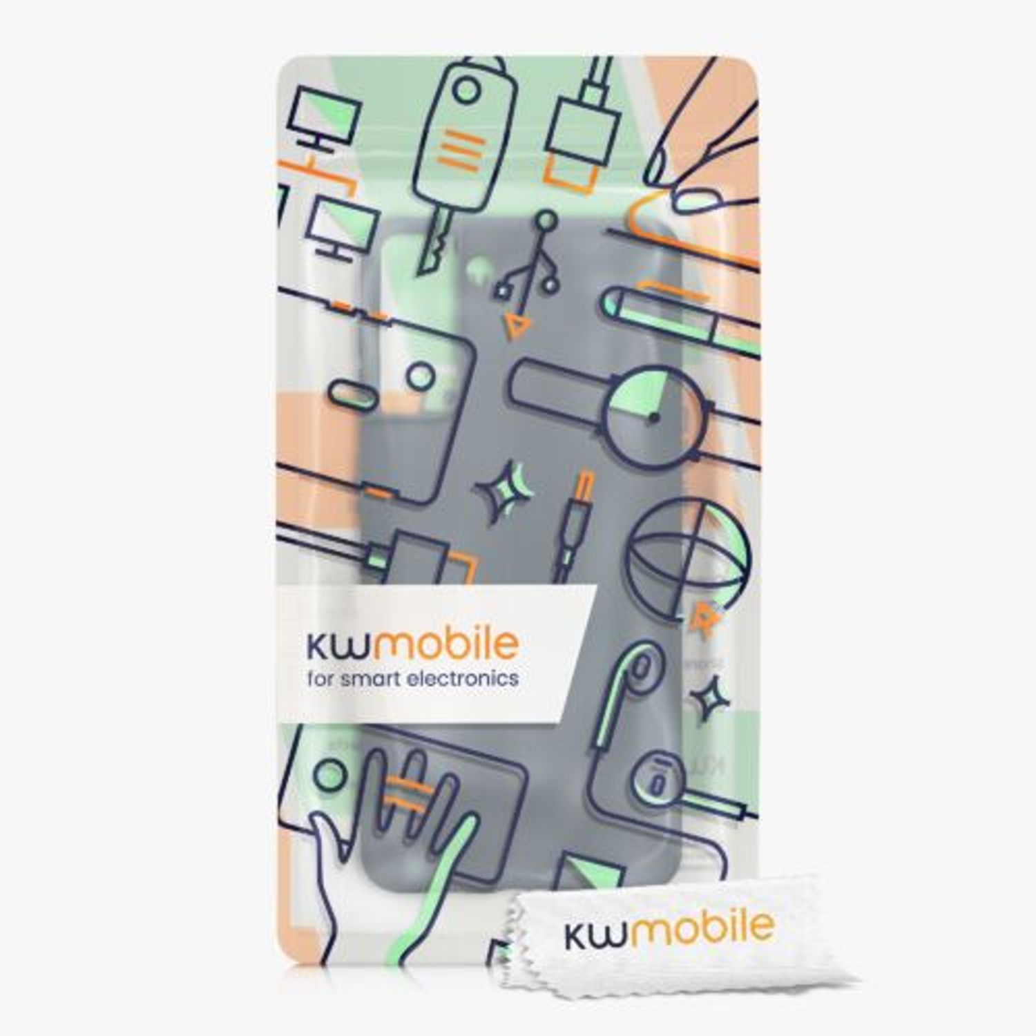 Husa Kwmobile pentru Samsung Galaxy S21 Plus, Silicon, Albastru, 54065.202 fotografia produsului View 4 L