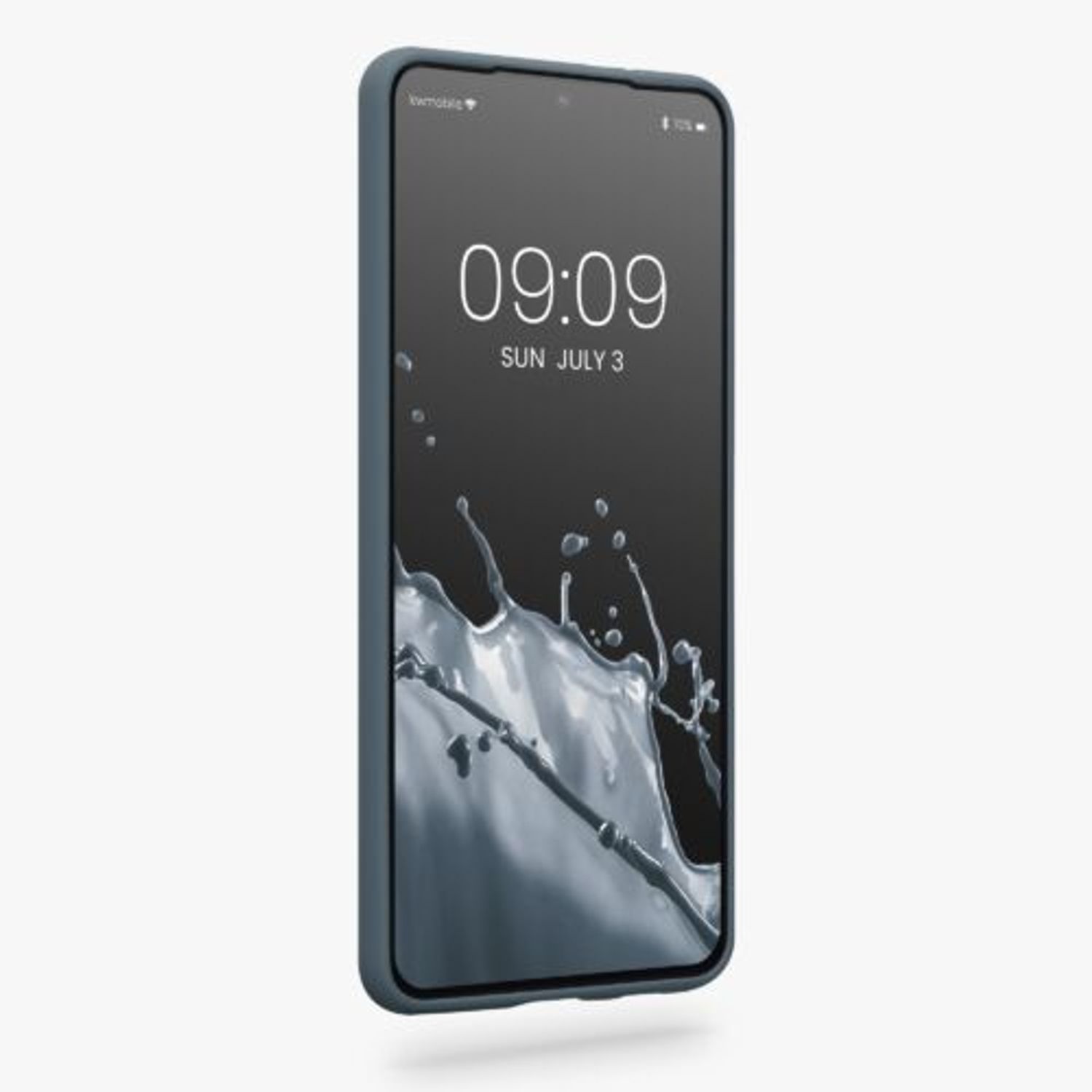 Husa Kwmobile pentru Samsung Galaxy S21 Plus, Silicon, Albastru, 54065.202 fotografia produsului View 2 L